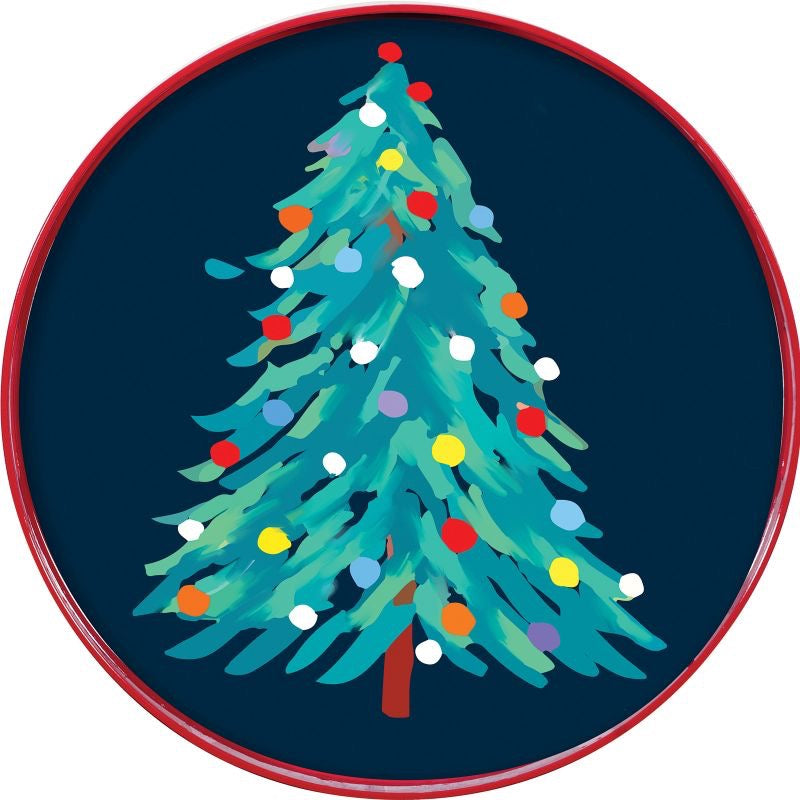 Finch & Co Abstract Christmas Tree Tray