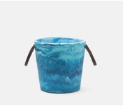 Wesley Blue Swirled Resin Champagne Bucket