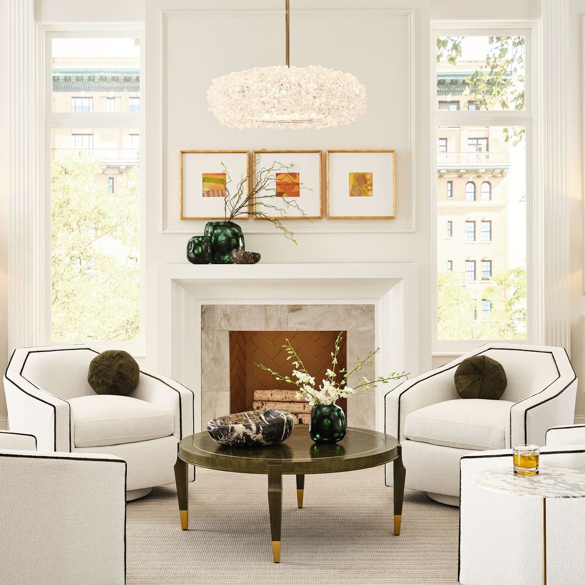 Petite Bijoux Framed Canvases - Brilliant, S/9