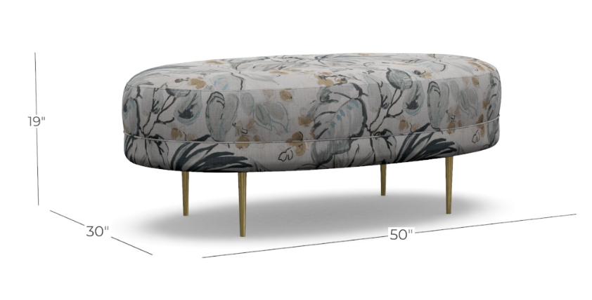 Avalon Cocktail Ottoman - Takara Cover