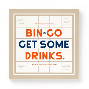 Bingo Book Bin-go Get a Few Drinks