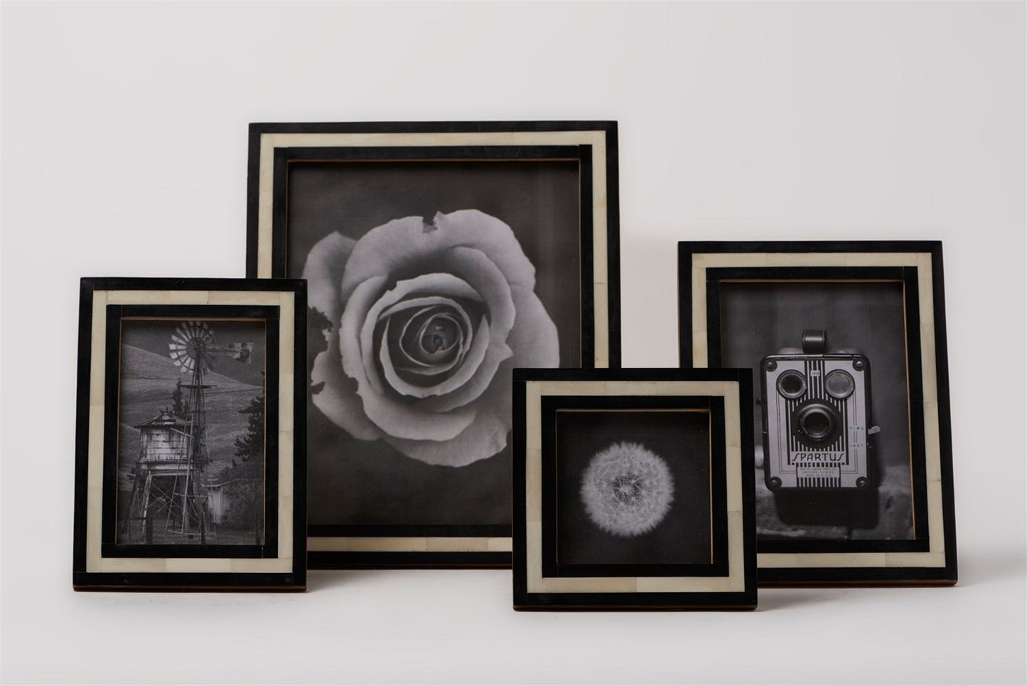 Black & White Picture Frame, 8" x 10"