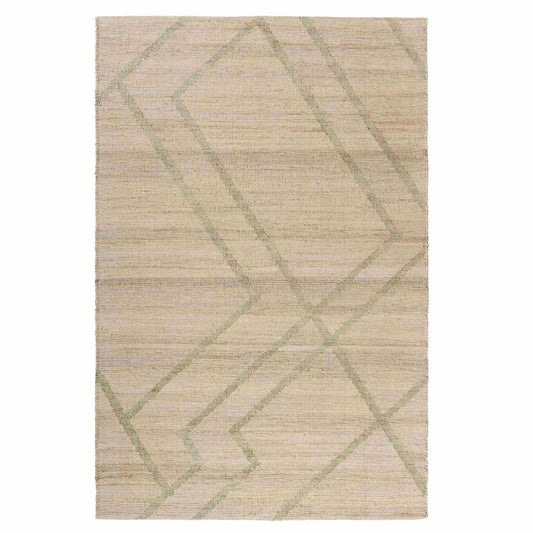 Willow Rug 2 x 3 - Green/Tan