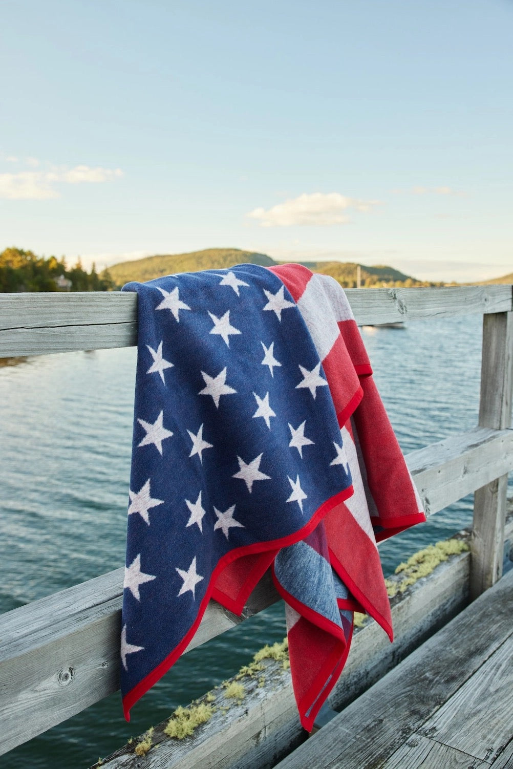 American Flag Blanket, 60" x 80"