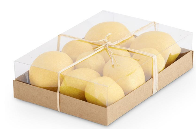 7.5 Inch Box of 10 2.5 inch Lemons