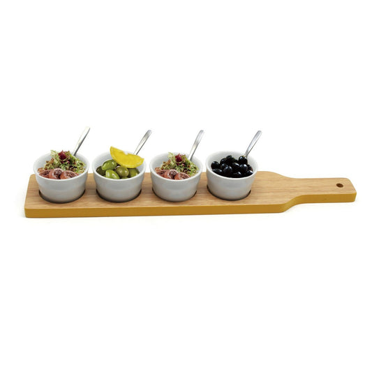 Appetizer Paddle Bowl Set