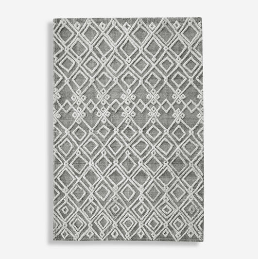 Sieano Gray/Ivory Rug, 8 x 10