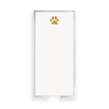 Gold Foil Paw Buck Notepad