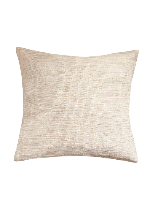 Seaside Smooth Beige Indoor/Outdoor Pillow, 20x20