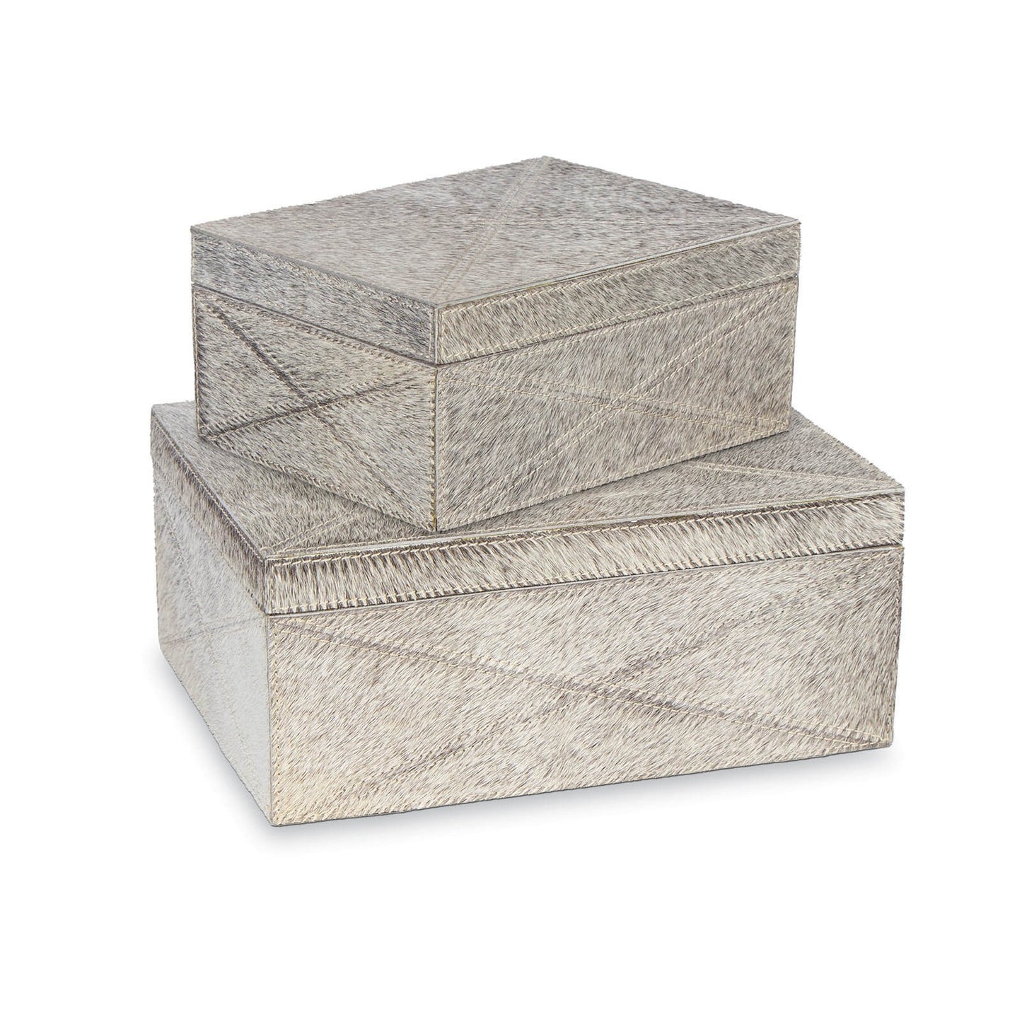 Andres Hair on Hide Box Side - Grey