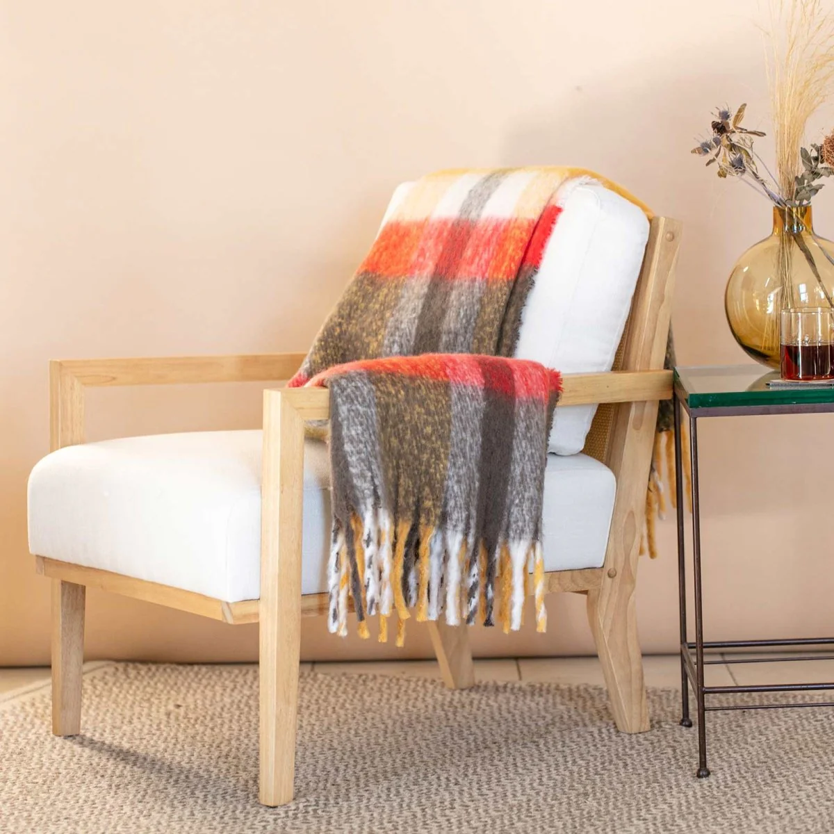 Spice Cuddle Throw Blanket