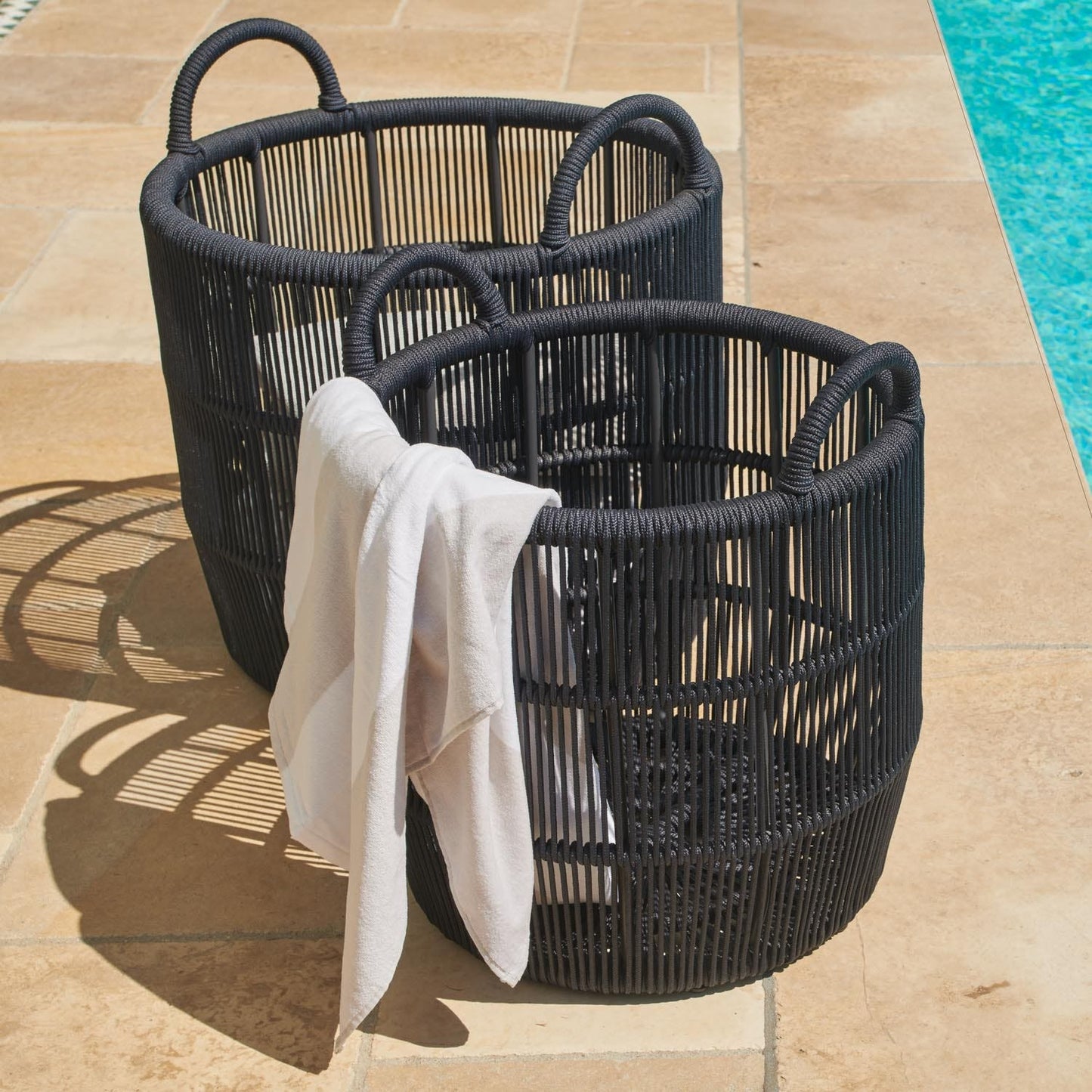 Alcoy Storage Baskets - Navy