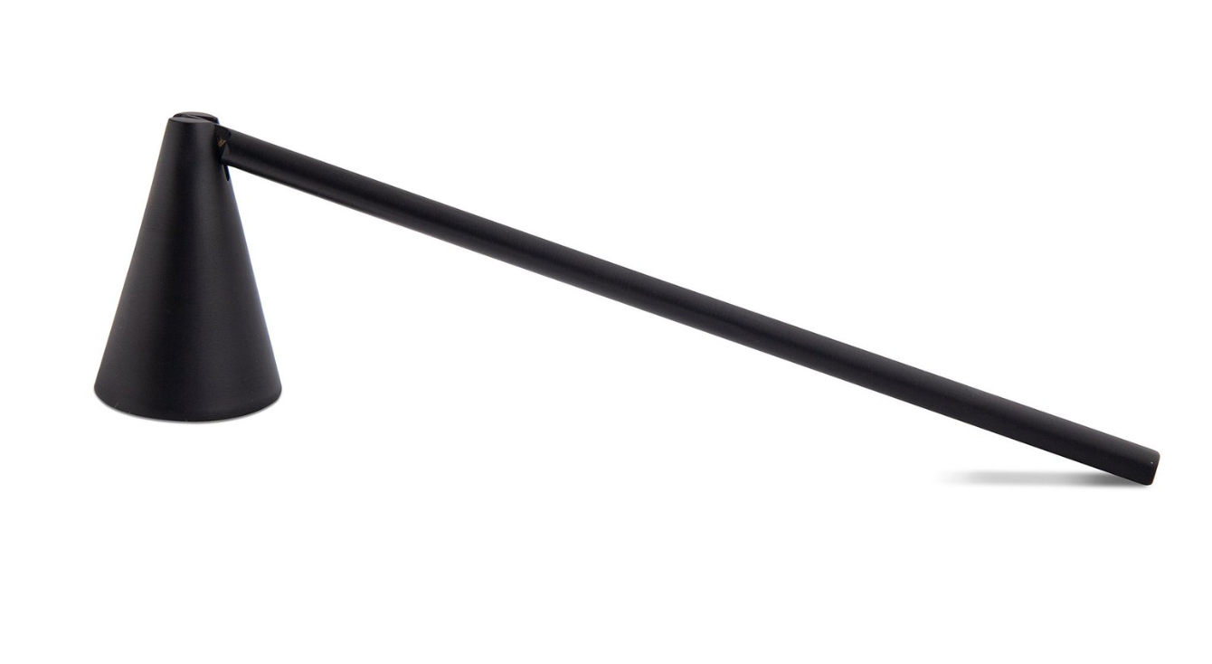 Brass Candle Snuffer - Black