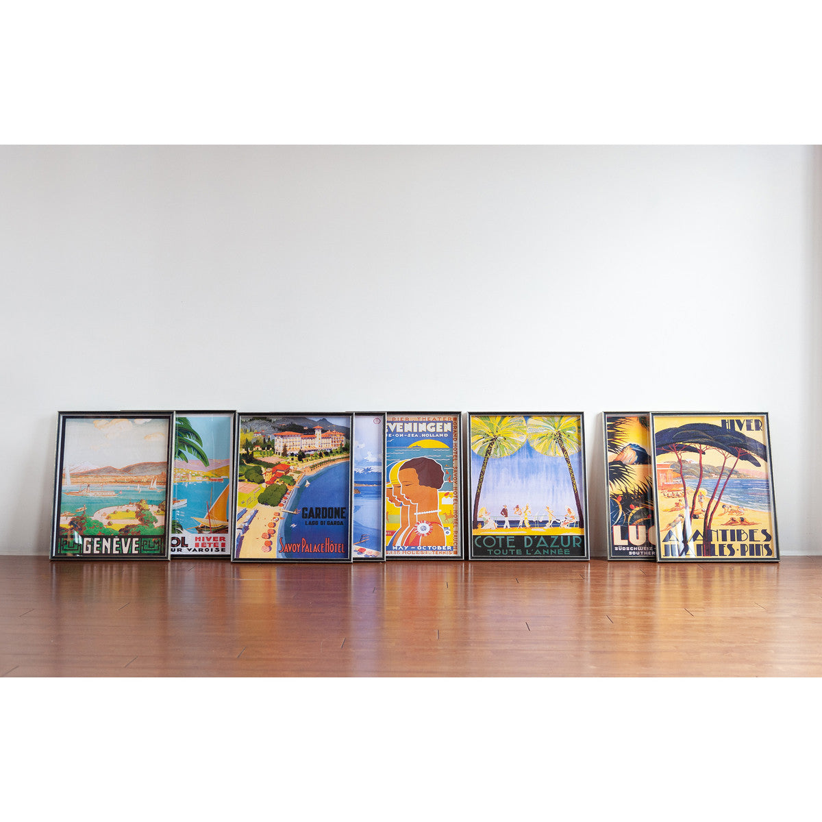 Vintage Travel Posters, Hague/Cote, Set of 2