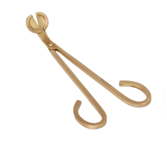 Stainless Steel Wick Trimmer - Matte Gold