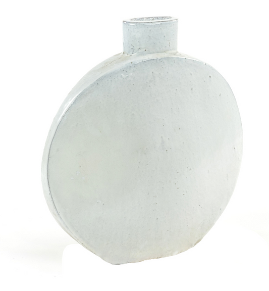 June Stone Vase - White
