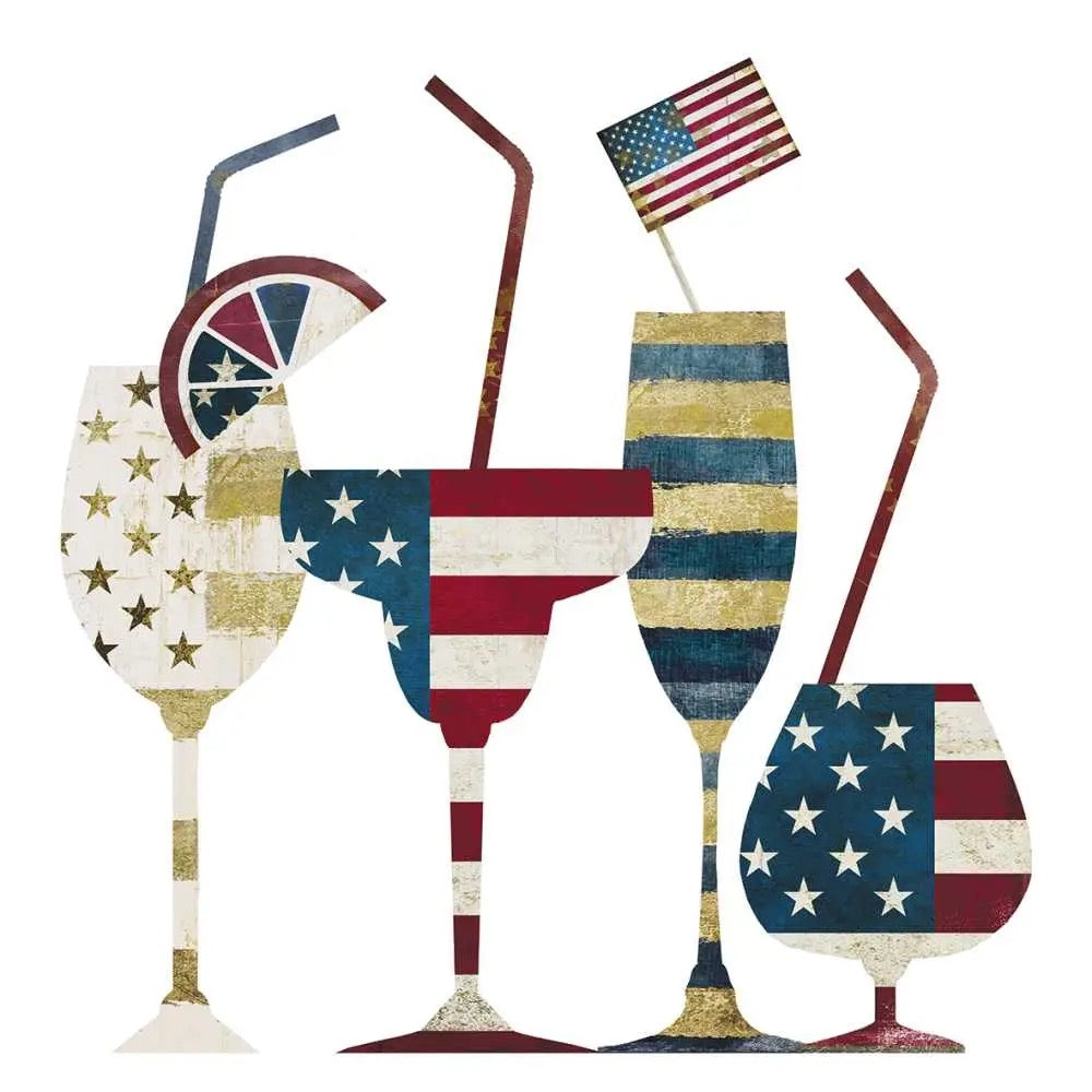 Bev - Drink Up, America Cocktail Napkins