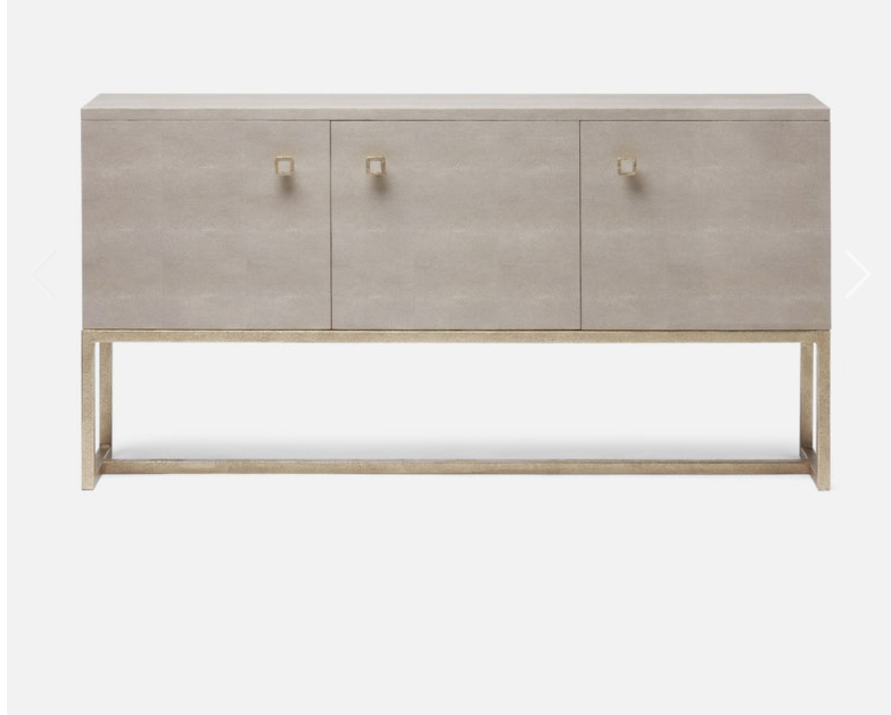Dallon 60" Console / Sand & Silver