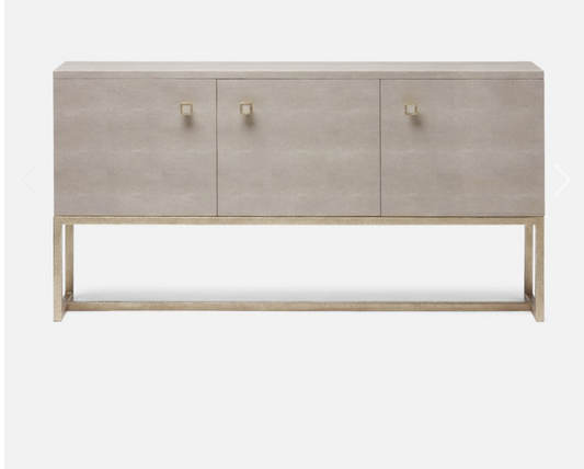 Dallon 60" Console / Sand & Silver