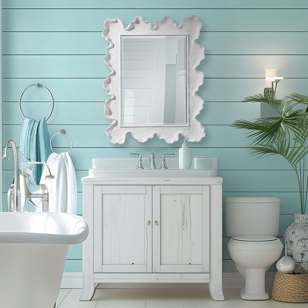 Sea Coral Mirror - White