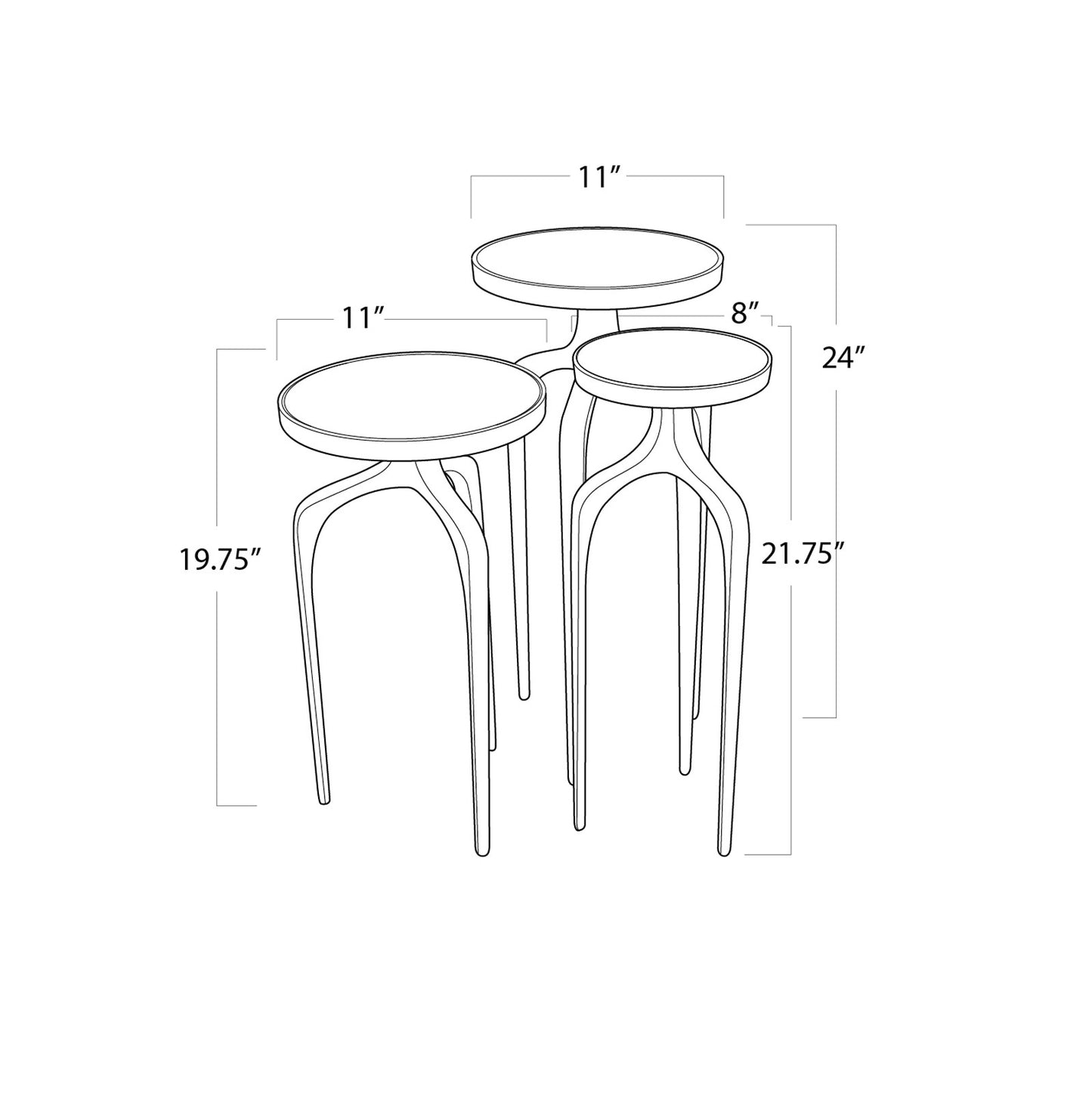 Cocktail Mixer Table Set