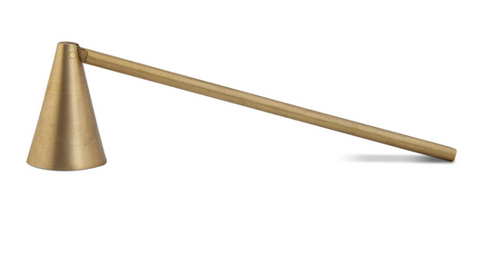 Brass Candle Snuffer - Matte Gold