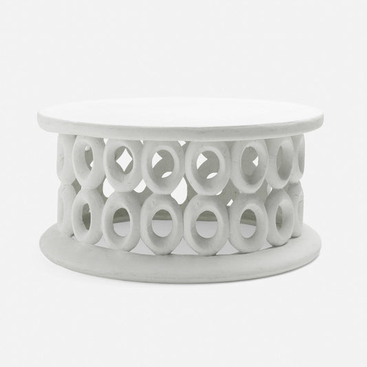 Dagen 35" White Coffee Table