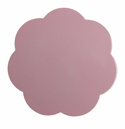 Pink Lacquer Placemats, Set of 4