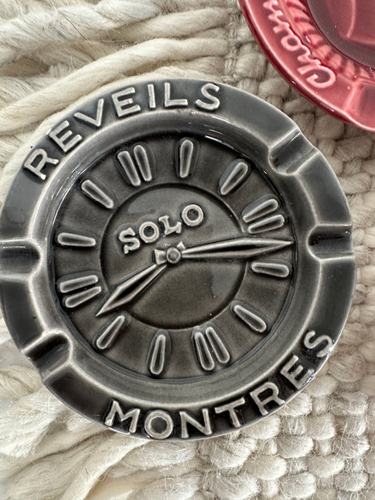 Vintage Paris Catchall - Grey Clock