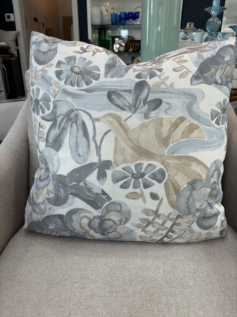 Custom 22" Pillow - Lake Garden Cloud