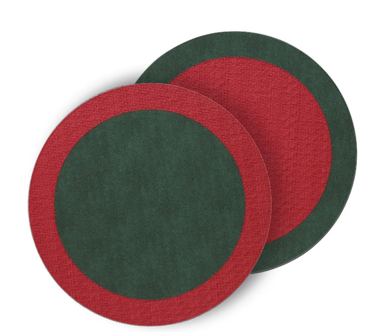 Halo Red Green Mats - Set of 4