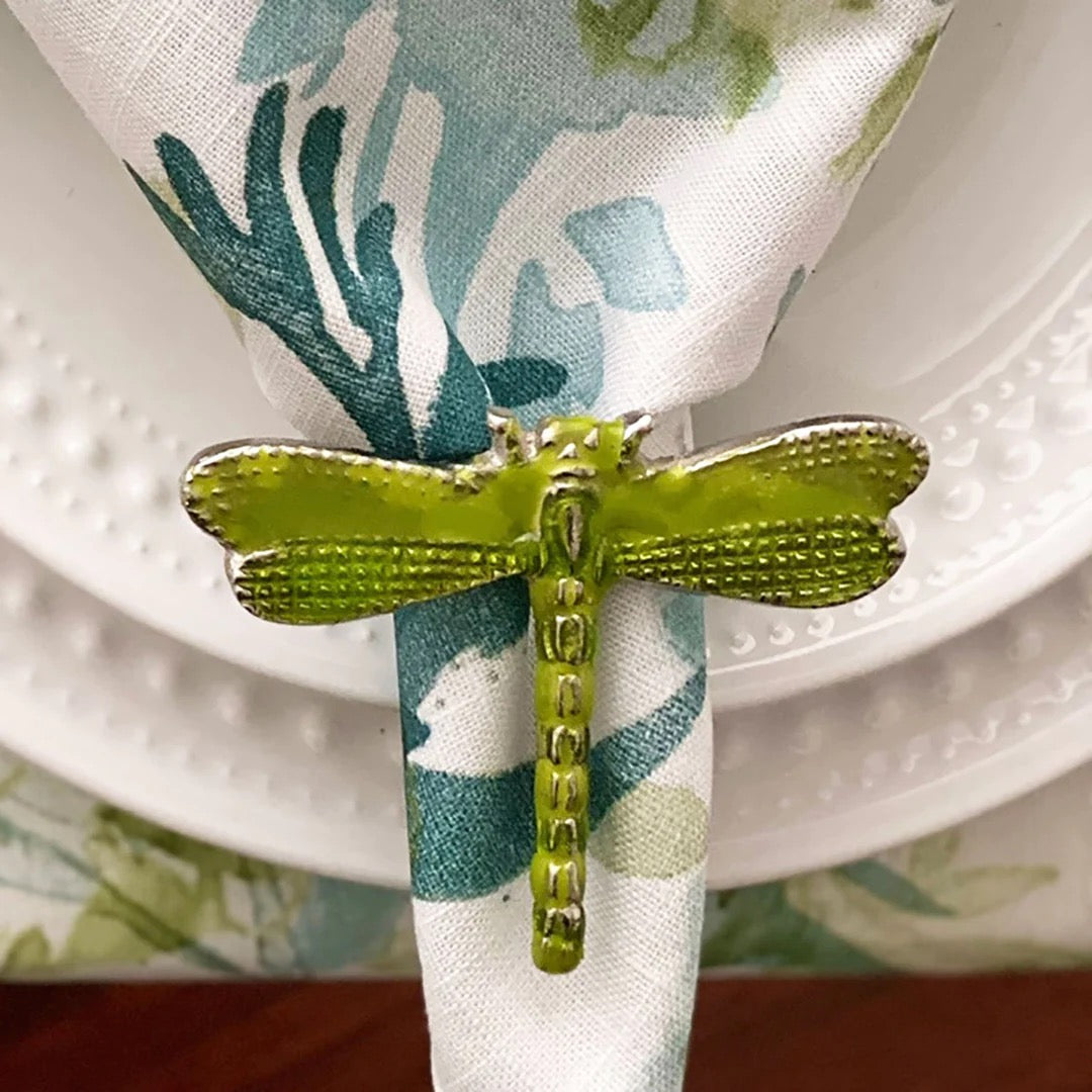 Dragonfly Napkin Rings, Set of 4