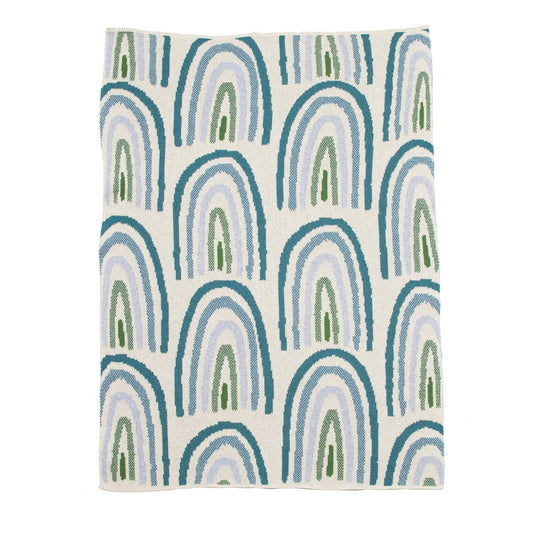 Baby Rainbow Throw - Cenzia Blue