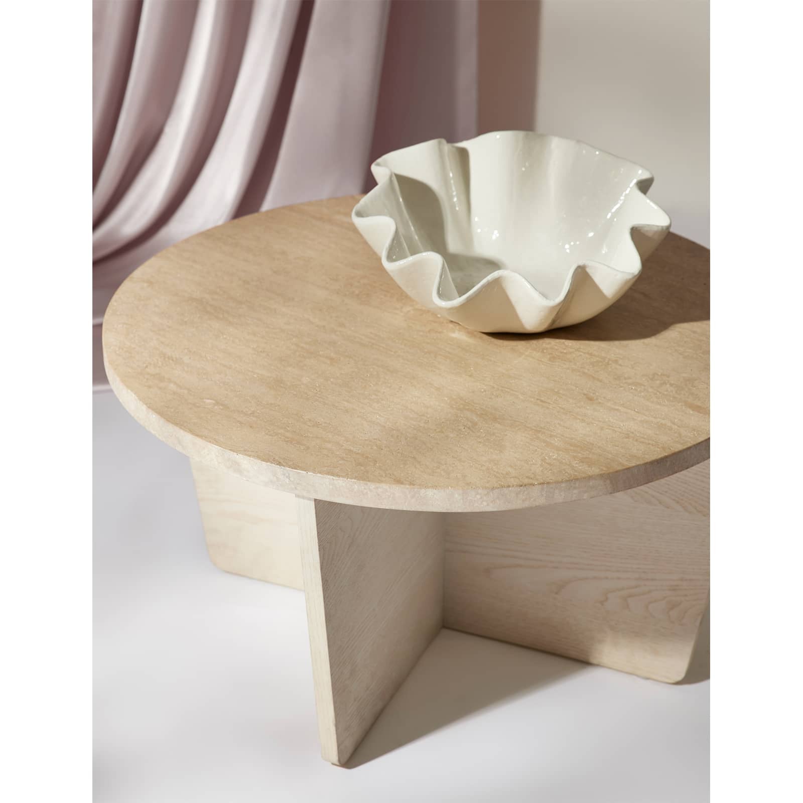 Ruffle Large Ceramic Bowl - Thumbnail 5