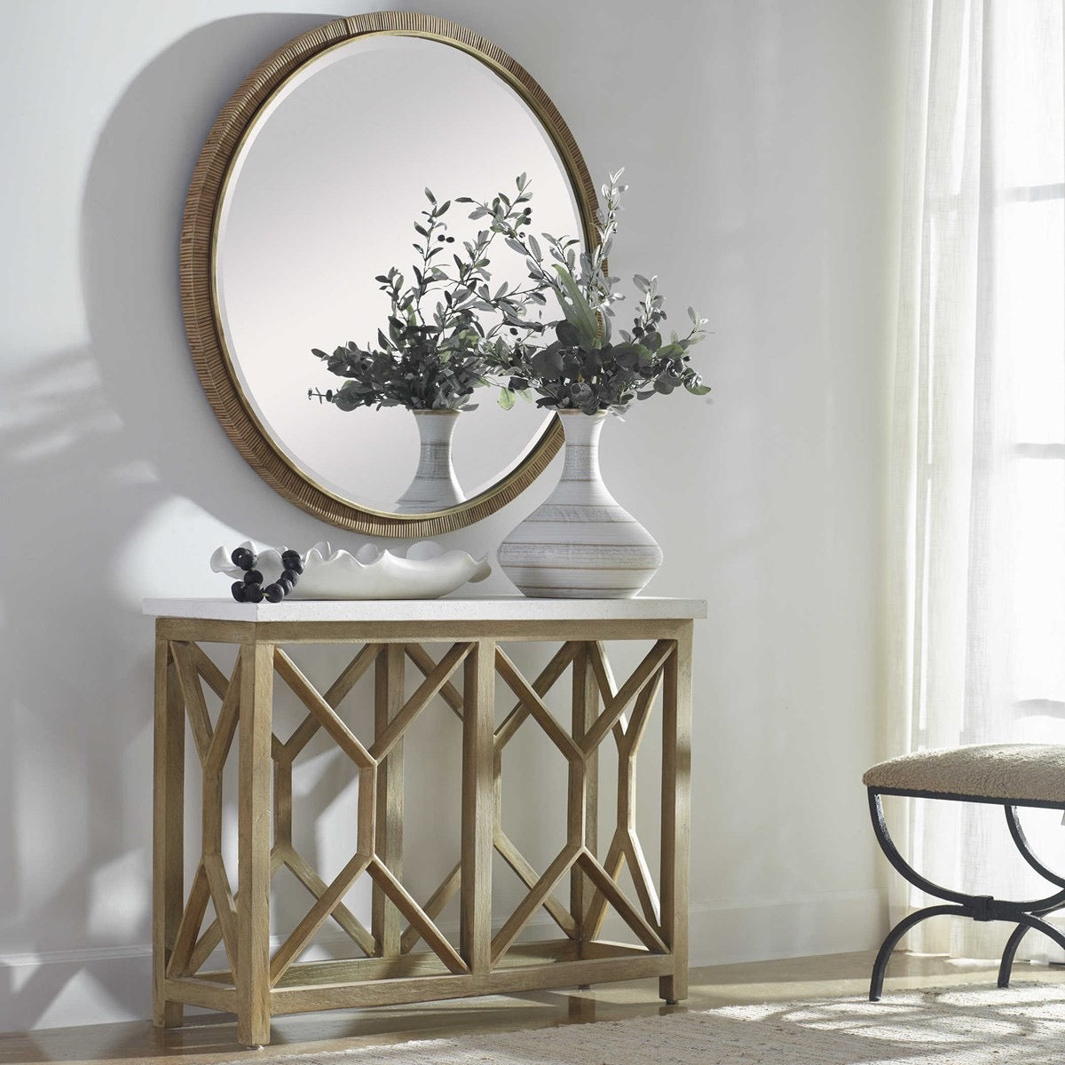 Ruffled Feathers Bowl - White