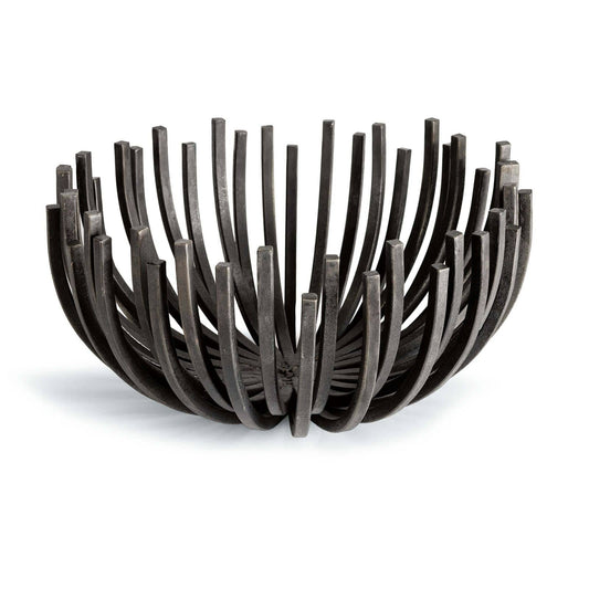 Black Iron Webbed Bowl