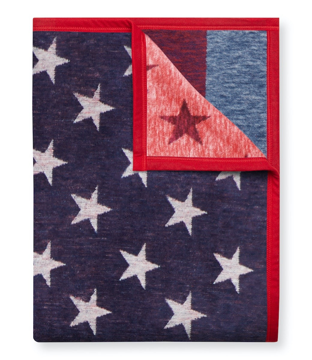 American Flag Blanket, 60" x 80"