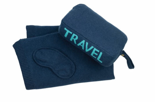 Words Travel Navy/Tiffany Set