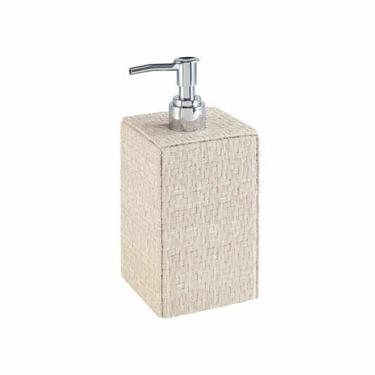Wicker White Soap Dispenser