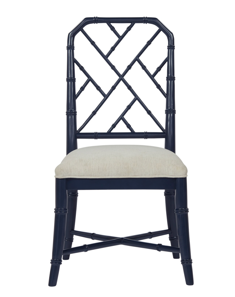 Hanalei Blue Side Chair