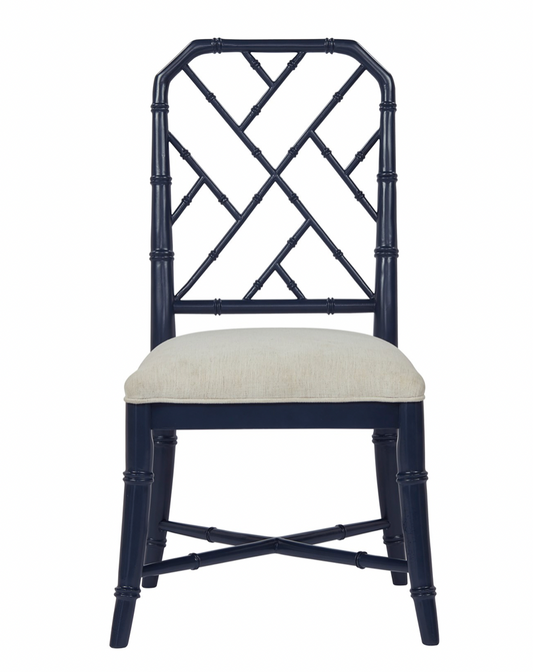 Hanalei Blue Side Chair