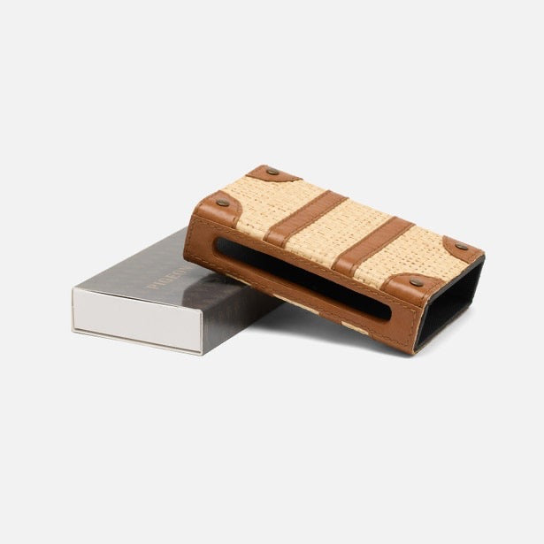 Hanford Natural/Saddle Match Box and Sleeve