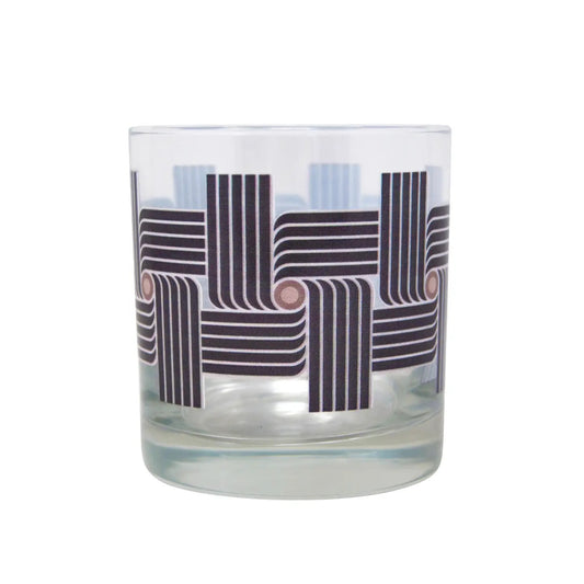 Roundabout Night Rocks Art Deco Drinking Glass