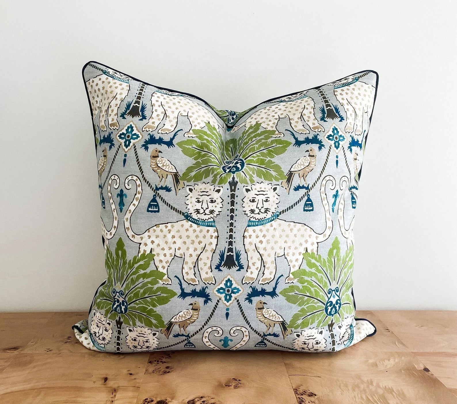 Indoor/Outdoor Happy Jaguar Pillow