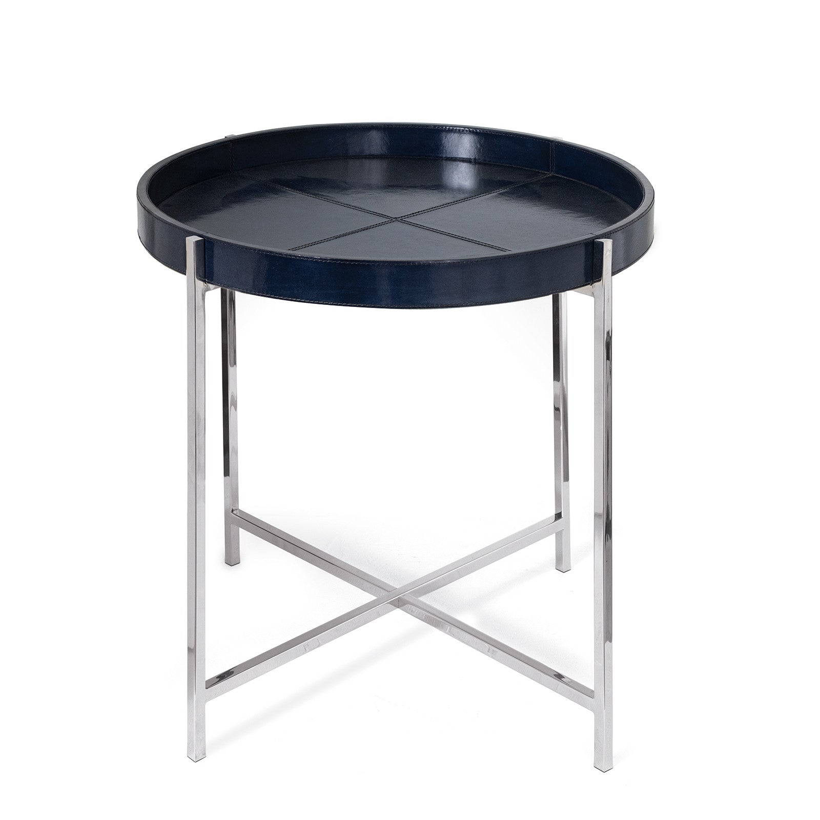 Regina Andrew Derby Leather Tray Table - Thumbnail 2