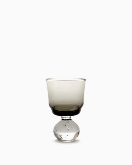 Stem Glass S Smoky Grey Eternal Snow