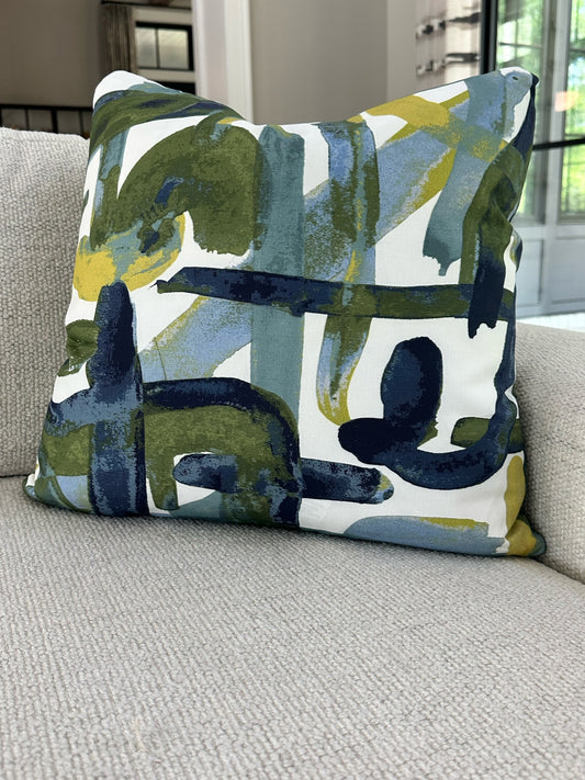 Brushstroke Nile Pillow