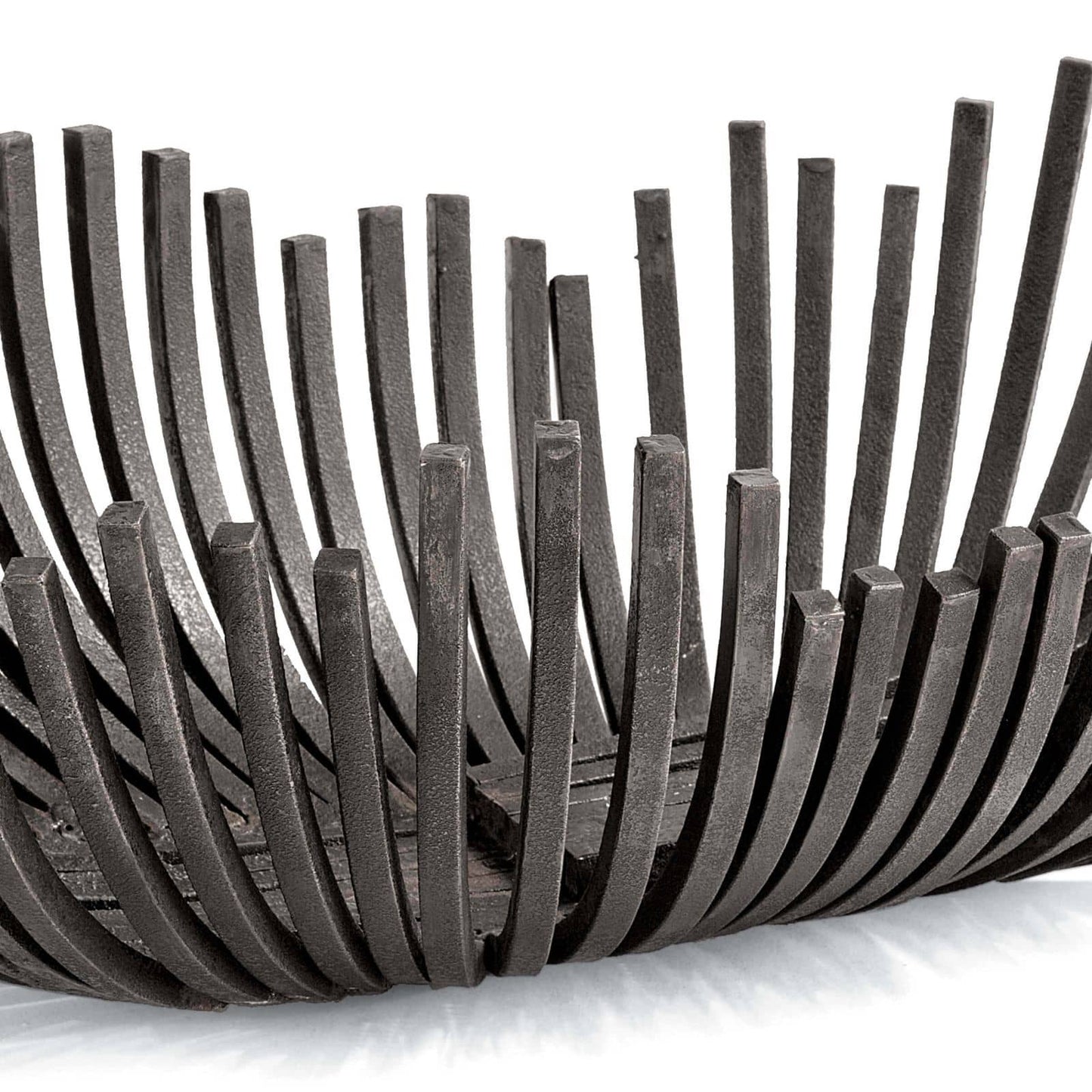 Black Iron Webbed Oblong Bowl