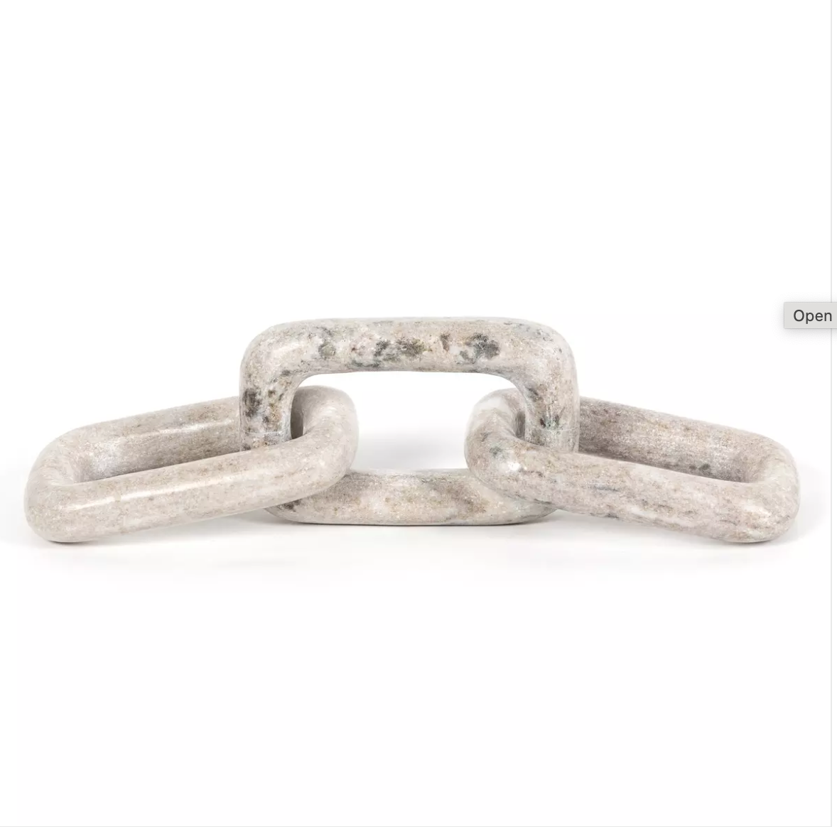 Marble Chain - Creamy Taupe