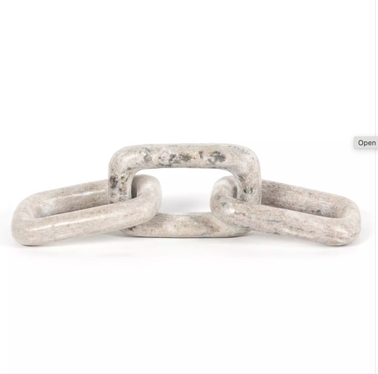 Marble Chain - Creamy Taupe